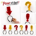 thumbnail image 1 of Funny Headbands with Question Mark & Exclamation Point Symbols, Novelty Boppers & Quirky Hair Accessories for Party Favorss, Easter Gifts & Photo Booth Props, 1Pack D, 1 of 7