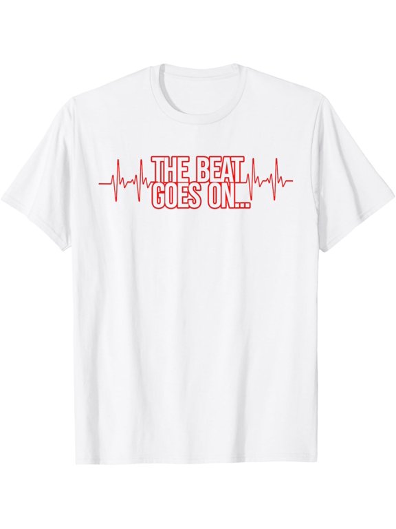 Funny Heart Transplant Art Men Women Heart Attack Survivor T-Shirt mens t shirt,white,women,funny,misfits,men,journey