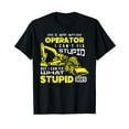 thumbnail image 1 of Funny Heavy Machinery Operator Shirt, 1 of 5