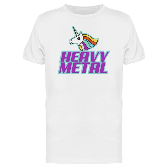 Funny Heavy Metal Unicorn Quote Tee Men's -Image by Shutterstock