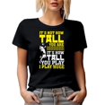 thumbnail image 1 of Funny Height Quote Sports Tee - It's Not How Tall You Are Graphic Comfort Colors T-Shirt, 1 of 2