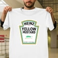 thumbnail image 1 of Funny Heinz Mustard Halloween Group Costume Graphic Unisex T-Shirt, Food Themed Gift G0990, Up to Size 5XL, 1 of 2