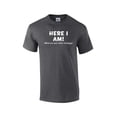 thumbnail image 1 of Funny Here I Am What are Your Other Two Wishes T-shirt Sarcastic Humor Humorous Witty Comic Tee-HeatherGray-XXL, 1 of 4