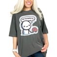 thumbnail image 1 of Funny Hey You Dropped This Brain T-Shirt, Cute Character Holding Brain, Humorous Graphic Tee, Perfect Gift for Friends, Unique Apparel, Pepper Comfort Colors T-Shirt, 3XL, 1 of 1