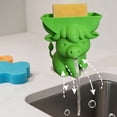 thumbnail image 1 of Funny Highland Cow Sponge Holder Stand for Kitchen Sink Countertop Cute Sponge Organizer Drainer Drying Rack Farmhouse Decor, 1 of 7