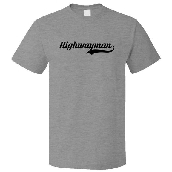 Funny Highwayman Retro Old School T shirt Tee Gift