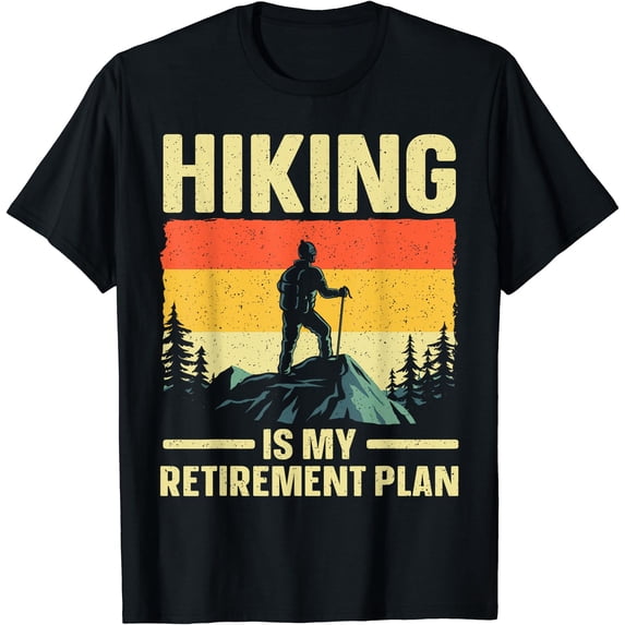Funny Hiking Art T-Shirt for Men and Women - Perfect Gift for Mountain Hikers