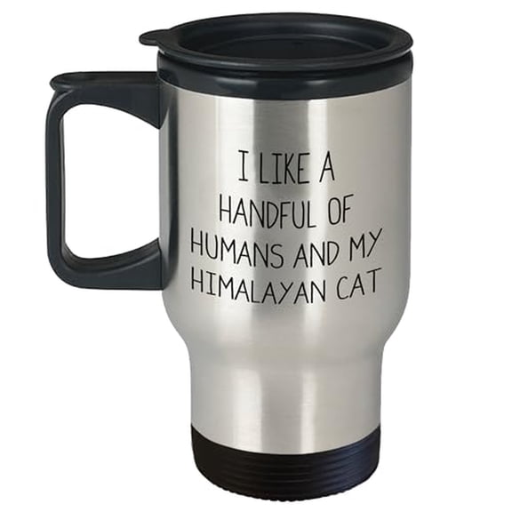 Funny Himalayan Cat Travel Mug - Perfect Gift for Cat Lovers & Owners