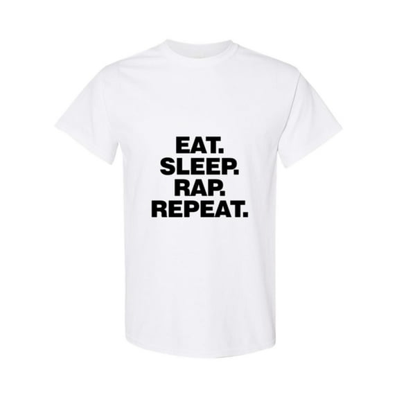 Funny Hip Hop And Old School Rapper Quote Eat Sleep Rap Repeat Unisex T-Shirt, up to size 5XL