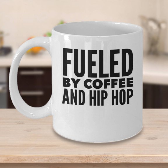 Funny Hip Hop 11 oz Coffee Mug - Gift for Rap Lovers White Ceramic