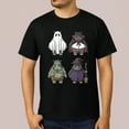 thumbnail image 1 of Funny Hippo Ghost Witch Zombie Halloween Costume Boys Girls T-Shirt, 1 of 5