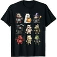 thumbnail image 1 of Funny Hippo Ghost Witch Zombie Halloween Costume T-Shirt Shirts, 1 of 3
