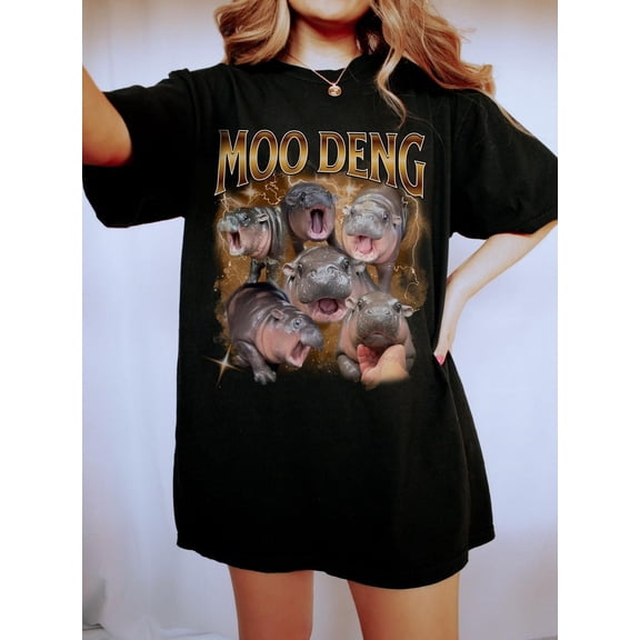 Funny Hippo Lover Shirt, Cute M00 Deng Sweatshirt, Cute Hippo Tee Gift For Fans