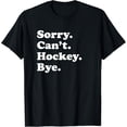thumbnail image 1 of Funny Hockey Gift for Men Women Boys or Girls T-Shirt Black Small, 1 of 4