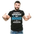 thumbnail image 1 of Funny Hockey Shirt Education Is Important But Hockey Is Importanter Shirt Hockey Joke Shirt, 1 of 6