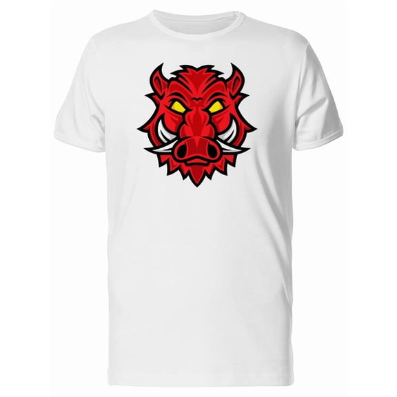 Funny Hog Powerful Look T-Shirt Men -Image by Shutterstock, Male Small