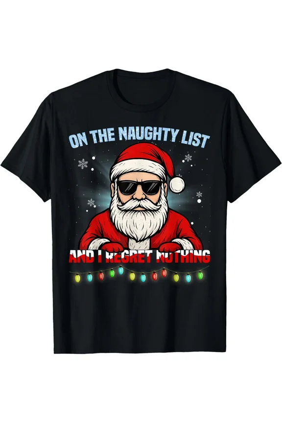 Funny Holiday Gifts Retro Festive Cheer Cute Seasonal Humor Graphic Unisex T-Shirt, up to size 5XL