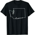 thumbnail image 1 of Funny Home Washington State T-Shirt, 1 of 5