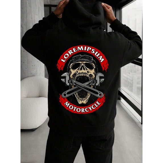 Funny Hoodies Hoodies & Sweatshirt Men's Black Spring Summer Outdoor & Home Wear Hip-Hop Streetwear,Versatile And Simple,Simple Design, Knitting Process.