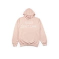 thumbnail image 1 of Funny Hoodies, I Legit Don't Care, Gift For Her, Unisex Hoodie, Sarcasm, Funny Sayings, Humor, Womens Fashion, Graphic Hoodie, I Don't Care, Peach (White Text), SMALL, 1 of 1