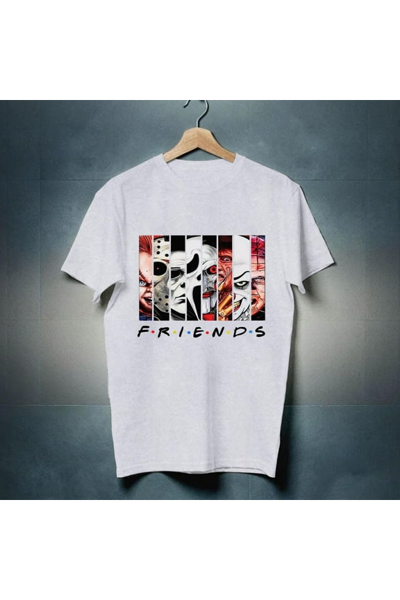 Funny Horror Friends Scary Movies Halloween T-Shirt Unisex T-shirt