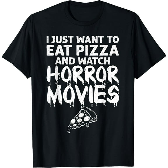 Funny Horror Movie Design For Men Women Horror Movie Lover T-Shirt
