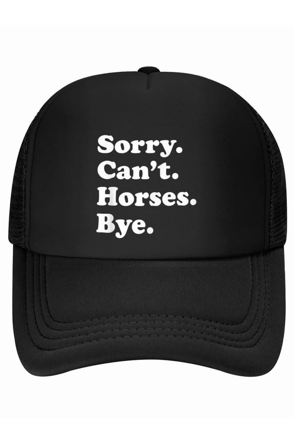 Funny Horse Gift for Men Women Boys or Girls Short Sleeve Baseball Cap