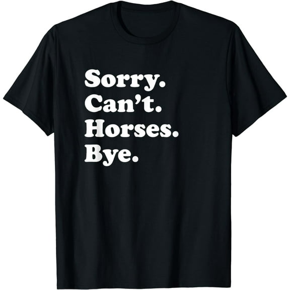 Funny Horse Gift for Men Women Boys or Girls Short Sleeve T-Shirt