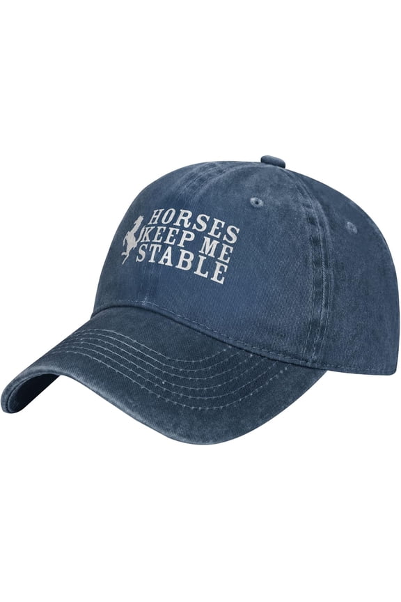 Funny Horse Hat Horses Keep Me Stable Hat Horse Lover Hat Vintage Dad Hats Baseball Cap