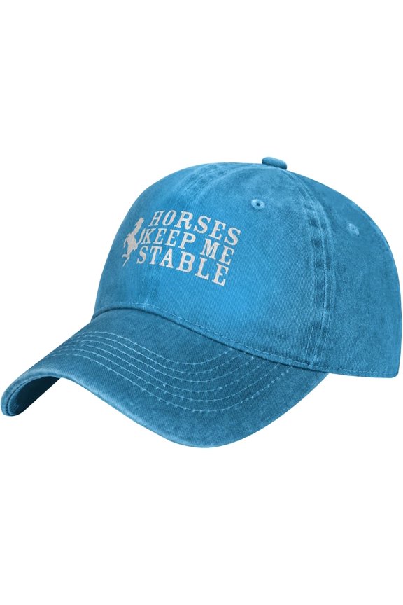 Funny Horse Hat Horses Keep Me Stable Hat Horse Lover Hat Vintage Dad Hats Baseball Cap