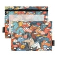 thumbnail image 1 of Funny Horse Head 2 Pack Pencil Pouch for 3 Ring Binder Smooth Zipper Folders with Pockets Clear Window Pencil Case, 1 of 6