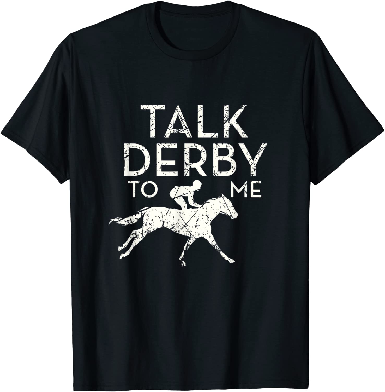 Funny Horse Racing Derby Race Owner Lover TShirt Black Tee