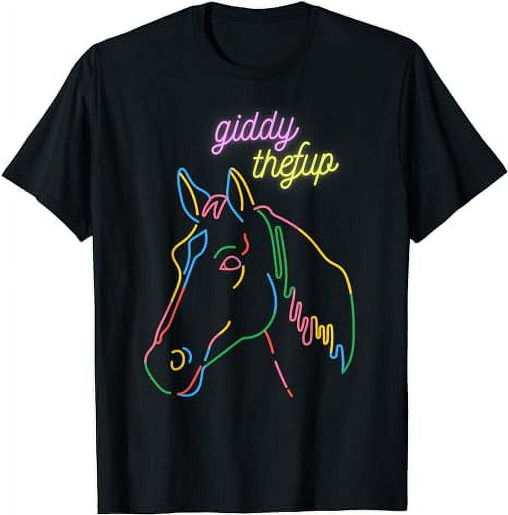Funny Horse Racing TShirt Galloping Jockey Tee for Equestrian Races