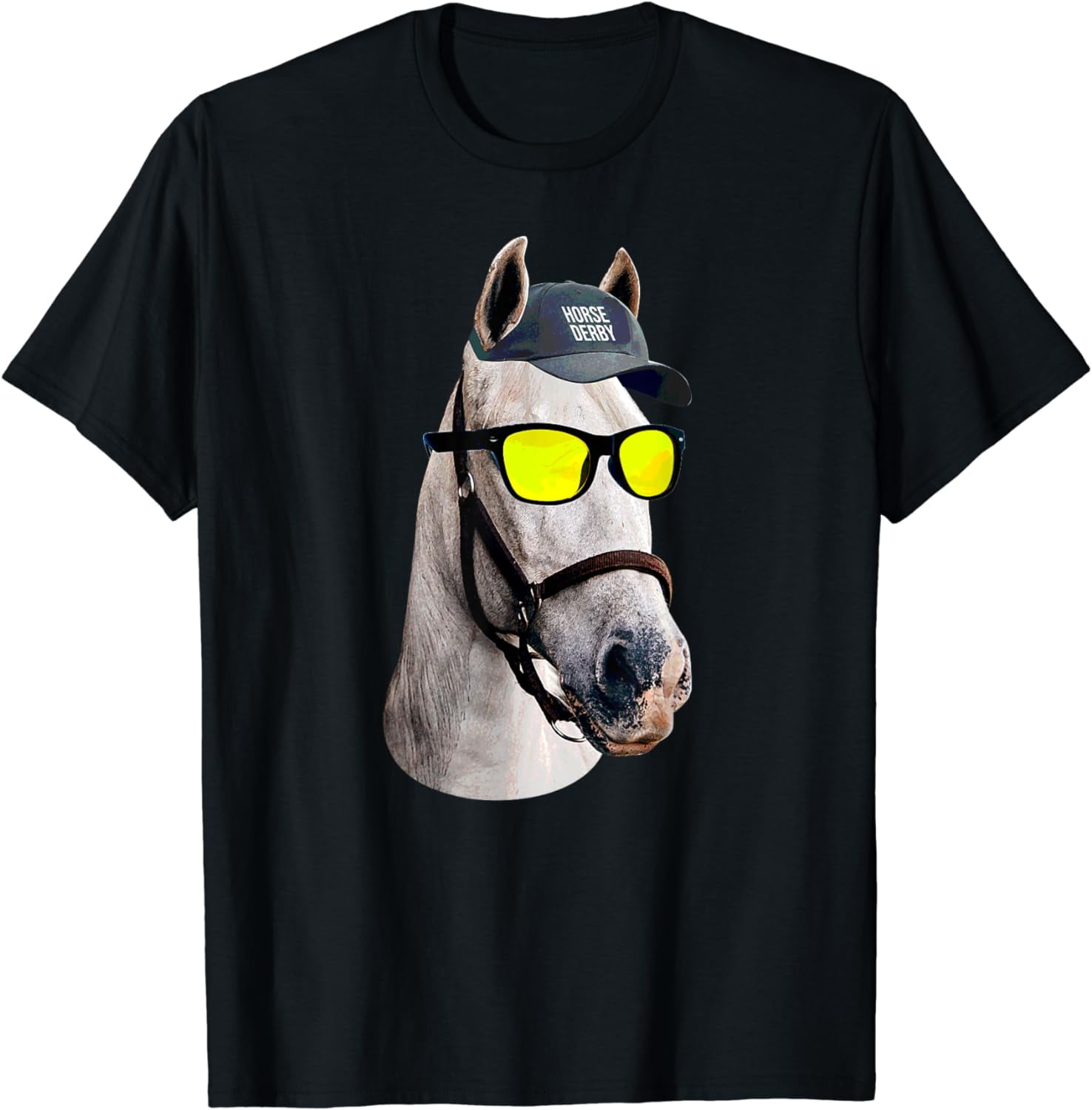 Funny Horse Racing Vintage Horse Portrait KY Derby Horse TShirt