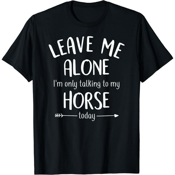 Funny Horse Shirt For Teens Women Girls Horse Lovers T-Shirt Black 2X-Large