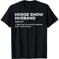 thumbnail image 1 of Funny Horse Show Husband Definition T-Shirt, 1 of 4