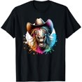 thumbnail image 1 of Funny Horse With Cowboy Hat T-Shirt, 1 of 7