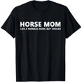 thumbnail image 1 of Funny Horseback Riding Mom Horse Mom T-Shirt Unisex S-5XL Hot Trending Shirt, Vintage Birthday Gift, 1 of 3