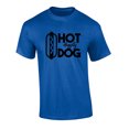 thumbnail image 1 of Funny Hot Diggity Dog Adult Unisex Short Sleeve T-Shirt-Royal-4XL, 1 of 4
