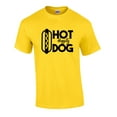 thumbnail image 1 of Funny Hot Diggity Dog Adult Unisex Short Sleeve T-Shirt-Yellow-5XL, 1 of 4