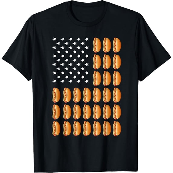 Funny Hot Dog Art For Men Women Kids Food Hotdog Lovers T-Shirt