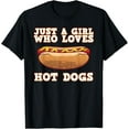thumbnail image 1 of Funny Hot Dog Design For Women Girls Hot Dog Lovers T-ShirtPure cotton short-sleeved shirts for both men and women, 1 of 6