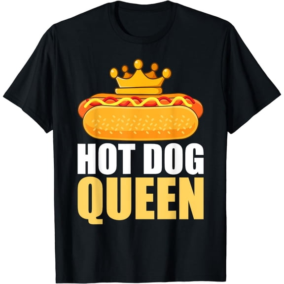 Funny Hot Dog For Women Girls Grilled Wiener Sausage Buns T-Shirt