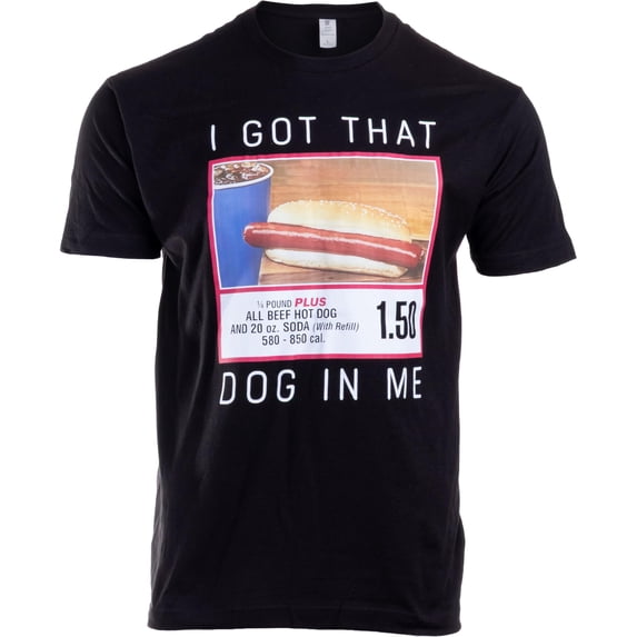 Funny Hot Dog Graphic T-Shirt - Humorous White Elephant Gift for Men