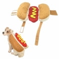 thumbnail image 1 of Funny Hot Dog Hamburger Pet Costume for Dogs & Cats - Cute Cosplay Outfit for Halloween, Parties, 1 of 9
