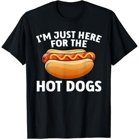 Funny Hotdog For Men Women Kids Food Hot Dog Lovers Foodie T-Shirt