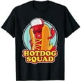 thumbnail image 1 of Funny Hotdog Squad Hotdog With Mustard Hotdog T-Shirt, 1 of 5