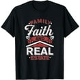 thumbnail image 1 of Funny House Broker - Family Faith Real Estate Agent T-Shirt, 1 of 3