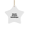thumbnail image 1 of Funny Housekeeper Star Ornament Gift for Housekeeper, Christmas Unique Gifts from Friends, 1 of 1