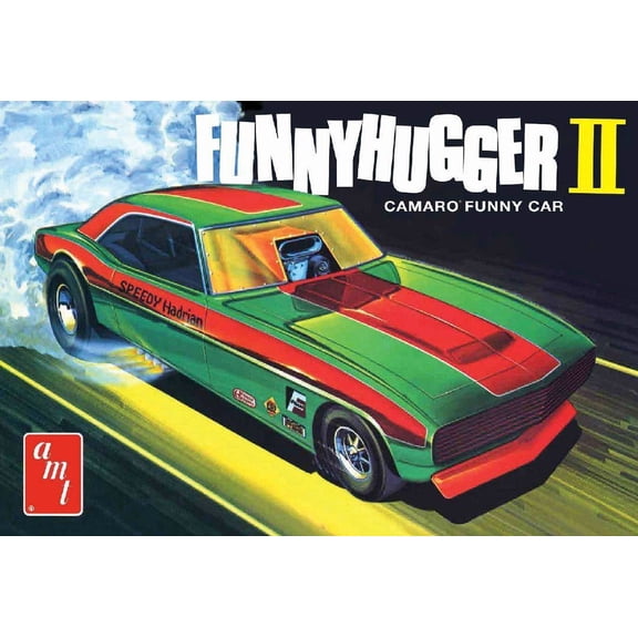 AMT Funny Hugger II Chevy Camaro Funny Car 1/25 Scale Model Kit